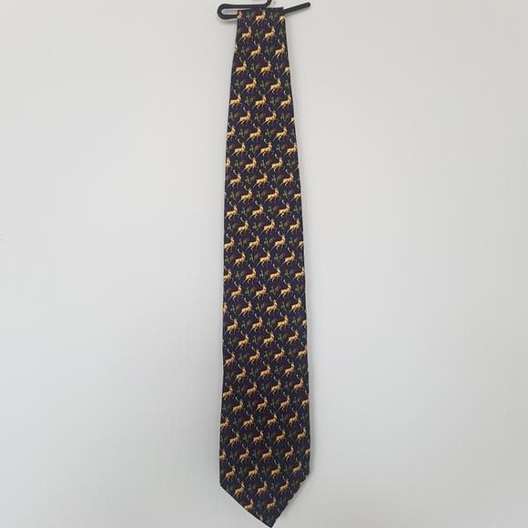 [GAP] Reindeer and Thistle Silk Tie - Picture 2 of 7